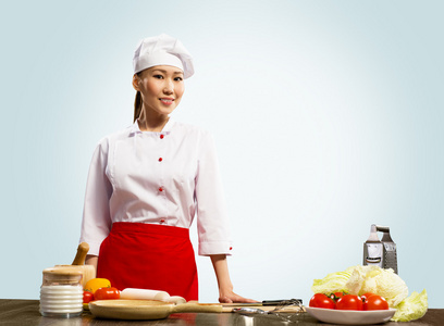 亚洲女厨师
