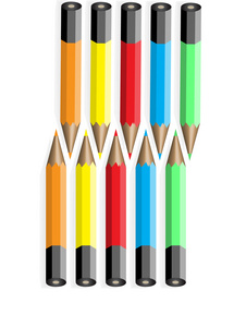 十色 pencils.vector 图