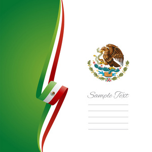 墨西哥左侧宣传册封面矢量图片
