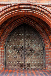 圣安娜教堂的门图片