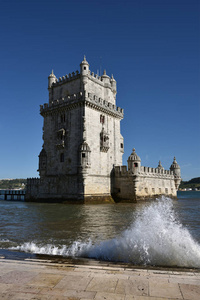 Belem Torre或Belem Tower Lisbon葡萄牙语