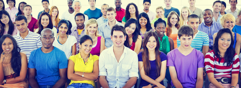 多样性的人在一起照片