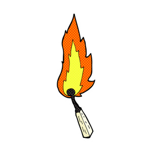 点燃的火柴漫画卡通点燃的火柴照片