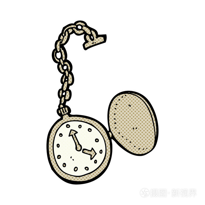 漫画卡通旧手表