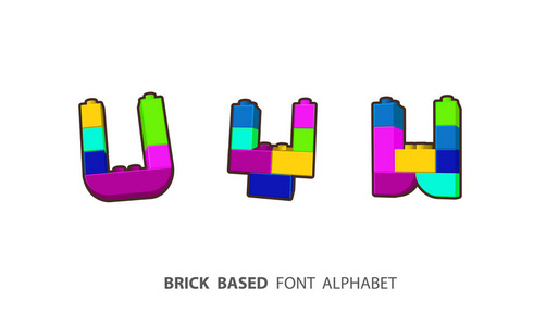 设置创建从打砖块的字母表。小写字母