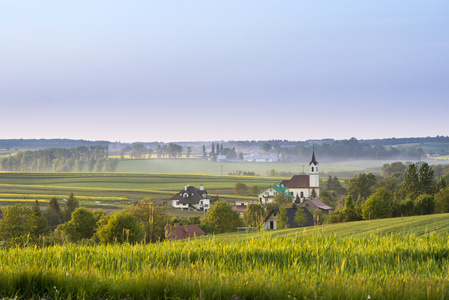 波兰农村的小村庄