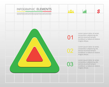 信息图形的矢量模板