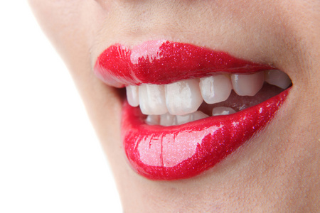 红色嘴唇图片