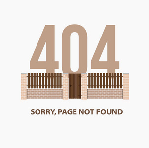 带有一个 404 错误页面