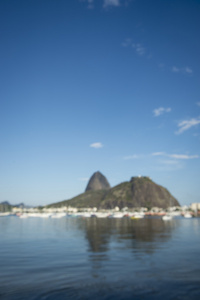 sugarloaf pao de acucar mountainrio de janeiro defocus