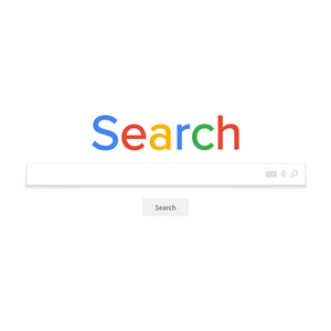 搜索栏场矢量。搜索引擎的浏览器窗口模板