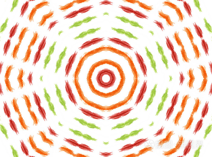 抽象的同心圆图案