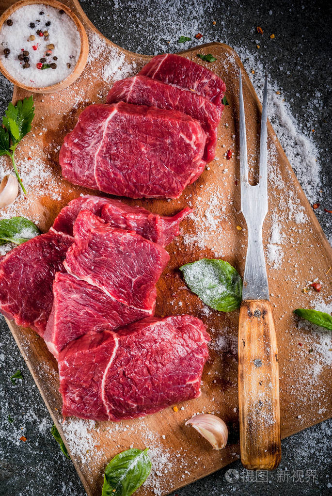 牛肉小牛肉新鲜的原料里脊肉