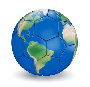 足球球形地球
