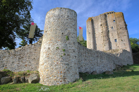 被毁的 Pouzauges 城堡，买受人，法国