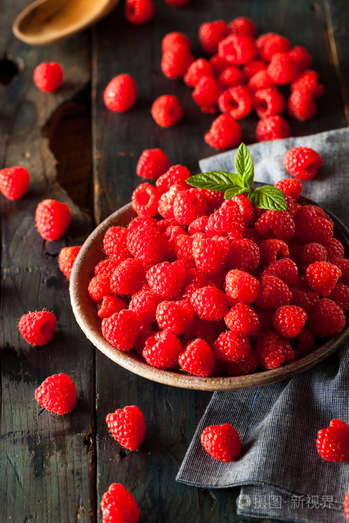 新鲜的有机原料树莓