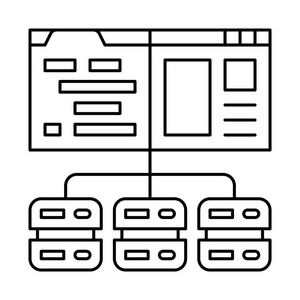 网站编码服务器图标说明