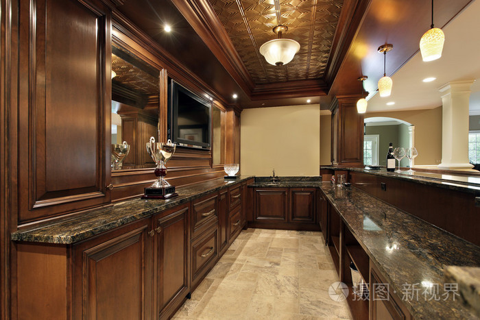 豪华住宅的地下室中的栏照片 正版商用图片0bqp18 摄图新视界