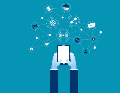 服务平台与商业网络gif图片