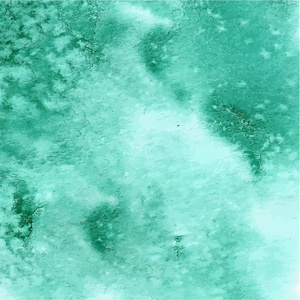 绿松石的水彩纹理壁纸与流动的绿松石, 黄色和绿色的油漆在水中, 孤立