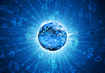 虚化地球科技背景