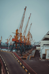 敖德萨海港口货物起重机