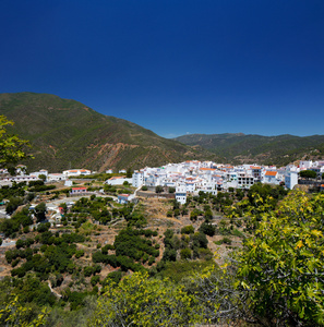 伊斯坦是一个美丽的小镇在安达卢西亚，西班牙南部马拉加省