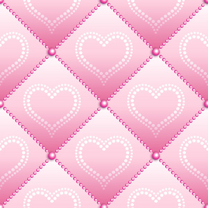 绗缝粉色缎绗缝无缝纹理照片