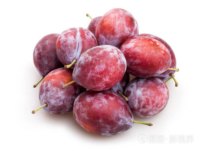 新鲜红梅子