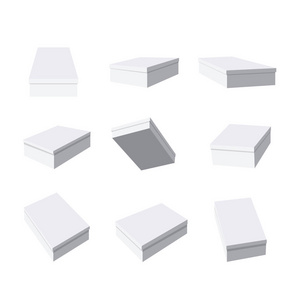 藏品包括 9 各种透视角度到查看器.单色包装集照片