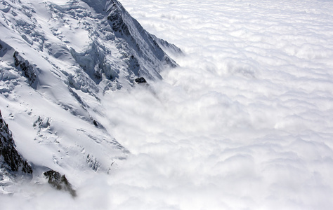 勃朗峰悠然的云图片