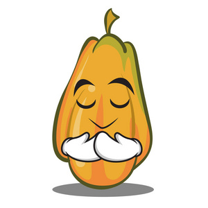 卡通人物的木瓜图片