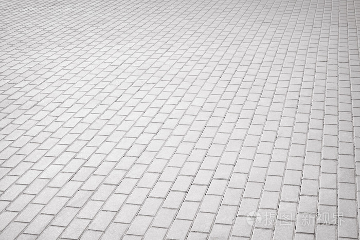 灰色的青砖大石街路.人行道, 路面或壁质地轻