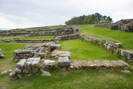 Housesteads 罗马堡垒，哈德良长城，诺森伯兰