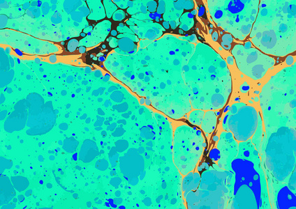 大理石 ebru 炫彩花纹背景。矢量