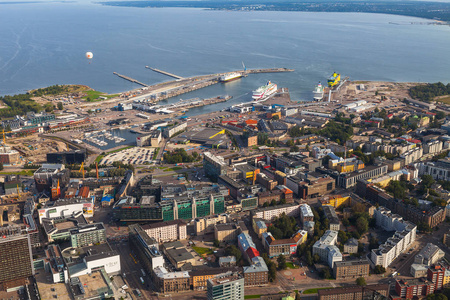 爱沙尼亚塔林2016 年 8 月 15 日 邮轮港