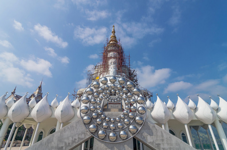 扫管笏 Phra Dhat Phasornkaew 在 Phetchaboon，泰国