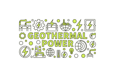 创造性的地热发电图图片