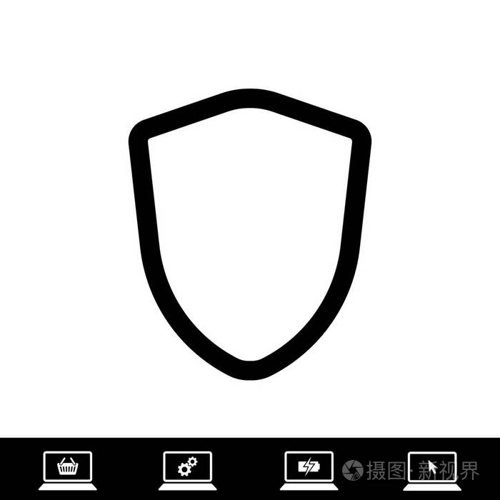 盾牌图标矢量