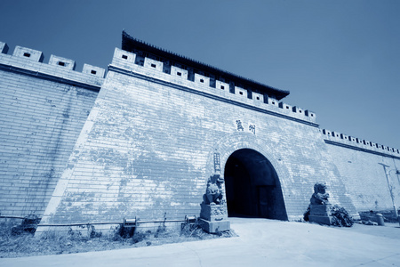 古代门口中国古代的城门口照片