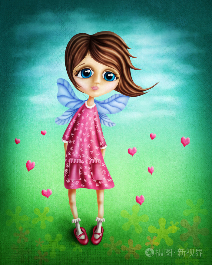 童话的小女孩