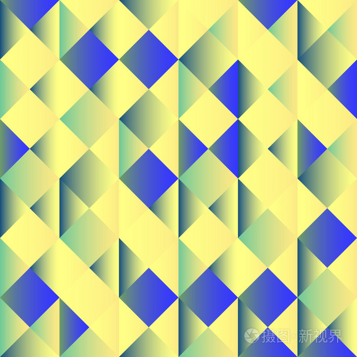 抽象的几何背景从三角形的形状炫彩花纹矢量图