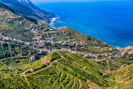 绿色山山谷风景图片