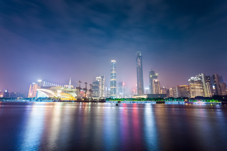 美丽的广州夜景