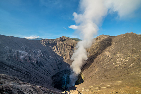 溴tengger semeru Natio中的山溴火山gunung溴