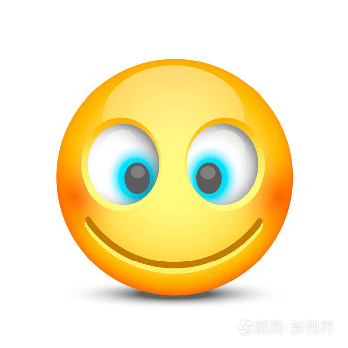 微笑的脸情绪快乐的眼睛