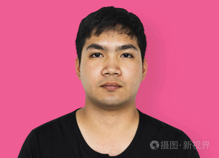 成人亚洲种族的人脸