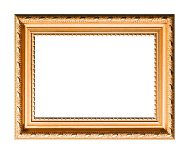 框架为绘画或孤立的白色背景上的图片
