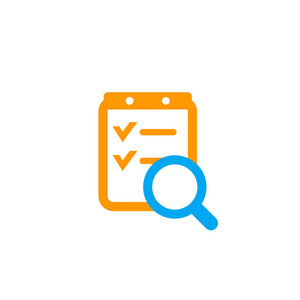 调查报告图标白色照片