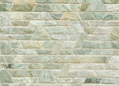 绿色石板石材墙面的模式